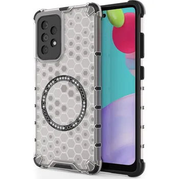 Techsuit - HoneyComb Shield MagSafe - Samsung Galaxy A52 5G - bílý
