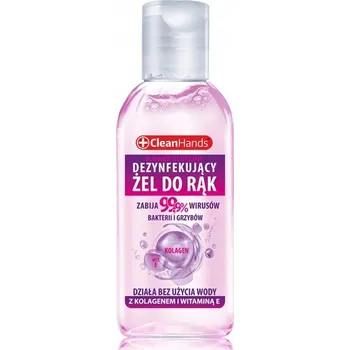Péče o ruce Clean Hands dezinfekční gel na ruce - s kolagenem a vitamínem E 50 ml