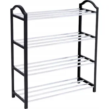 Botník Botník na nožičkách, s policemi Gockowiak 52 x 62 x 19,5 cm černá