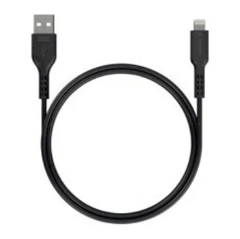 USB hub TRONIC - kabel pro nabíjení a přenos dat (černá, USB-A na Lightning)