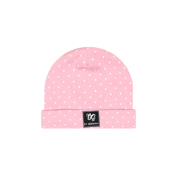 Čepice Čepice ŽEBRO Puntík světle růžová Velikost: M