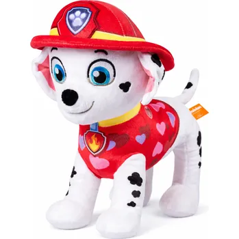 plyšák Plyšák Paw Patrol - Marshall - srdíčka (Nickelodeon, Play by Play)