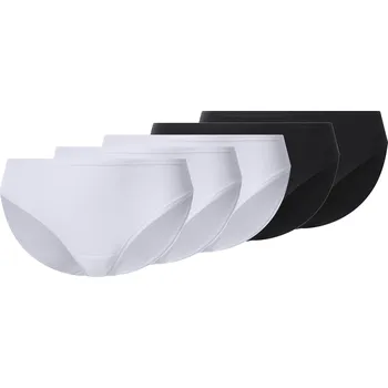 Dámské spodní prádlo esmara® Dámské kalhotky, 5 kusů (černá/bílá, M(40/42))