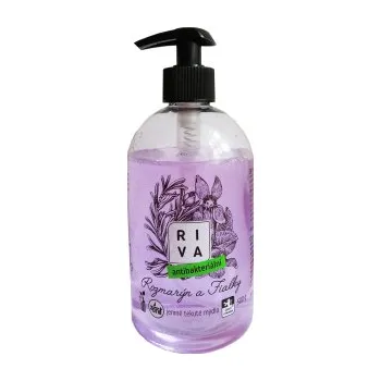 Mýdlo Riva rozmarýn a fialky antibateriální mýdlo, 500 ml