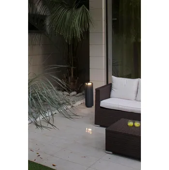 Venkovní osvětlení BU-OH 560 sloupková lampa, tmavě šedá - FARO