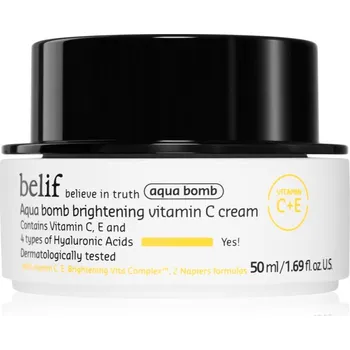 Pleťový krém belif Aqua Bomb Brightening Vitamin C Cream rozjasňující krém s hydratačním účinkem 50 ml