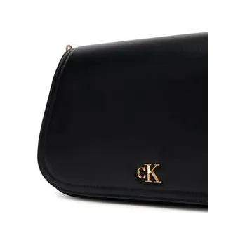 Kabelka Kabelka Calvin Klein Ck Curved Wallet On Chain LV04F1153G Černá OS