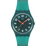 Hodinky unisex Swatch Essentials Wavelengths of Moss SO28L100