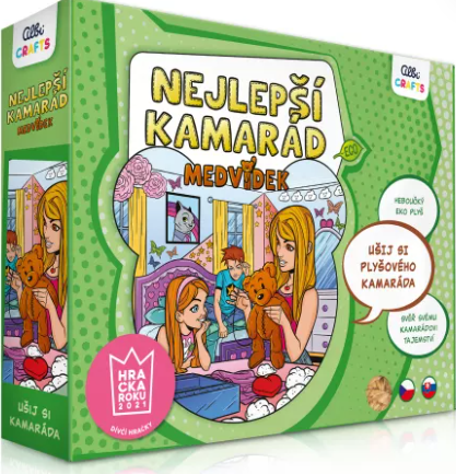 Albi Nejlepší kamarád – kreativní sada na ušití plyšáka (Panda, Medvídek, Koala) Varianta: Panda
