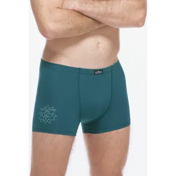 Pánské spodní prádlo GINA 73135P Boxerky kratší nohavička Barva: Petrolejová-Atlantic, Velikost: L/XL