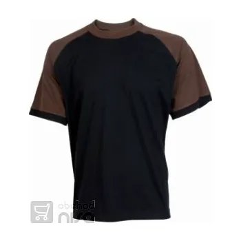 Pánské oblečení Tričko Leaf Oliver černo-hnědé