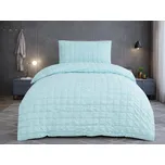 Jahu Krepové povlečení 140x200 + 70x90 cm - Naomi mint