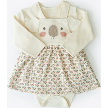 Kojenecké šaty kitikate SET BODY A ŠATIČKY - KOALA_S58508 Velikost: 9 - 12 MĚSÍCŮ