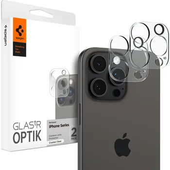 Spigen - Optik.tR sklo na fotoaparát (2 balení) - iPhone 15 Pro Max - čiré