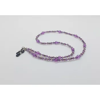 MONTANA EYEWEAR Pevná korálková šňůrka na brýle 421SS - fiálová