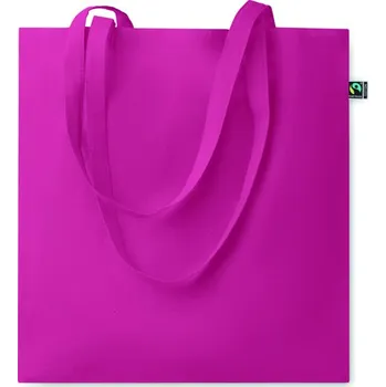 Fairtrade nákupní taška 140g Osole Colour - Fuchsiová, Firemní dárkové předměty s vlastním potiskem