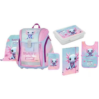 Školní batoh Školní set 6ks PREMIUM LIGHT Axolotl sada batoh, penál a doplňky 0-25826/06/01