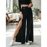Letní dámské kalhoty VSB PALAZZO v černé barvě, VELIKOST S/M