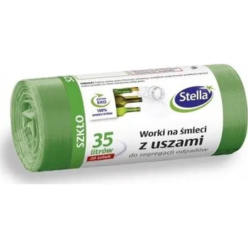 Pytle na odpadky Skleněné pytle na odpadky Stella 35l 20 ks