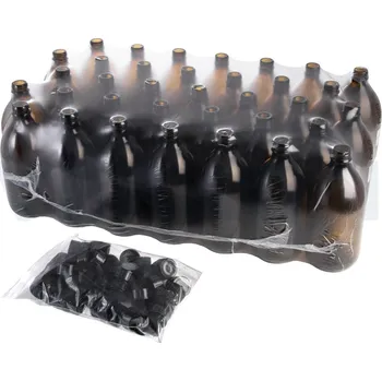 Láhev reagenční úzkohrdlá včetně uzávěru, Provedení: Čirá, Objem [ml]: 250, Balení [ks]: 42