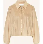 Comma Dámská Bunda V Koženém Vzhledu, světle hnědá, 46