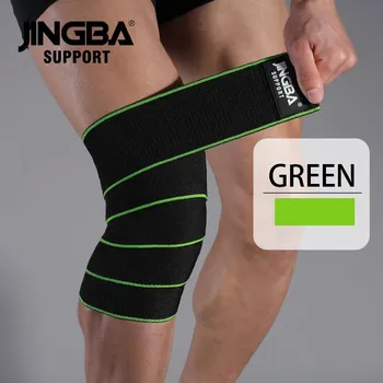 Silová kolenní bandáž na posilování | ortéza - Zelený