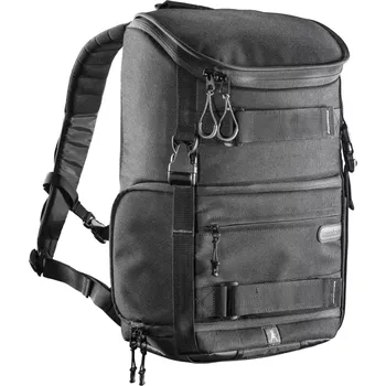 Městský batoh Fotobatoh Mantona Tokio (Stylový městský foto batoh s bočním přístupem a kapsou na notebook)