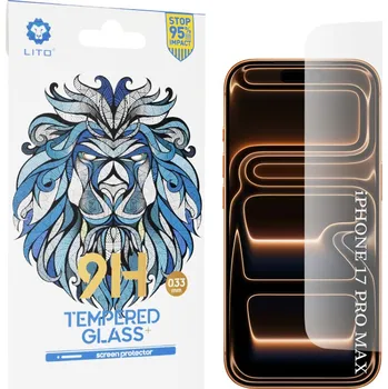 Lito - 2,5D klasické sklo - iPhone 16 Pro Max - čiré