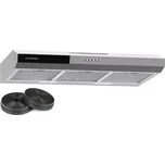 Klarstein Contempo 90, digestoř, 90 cm, podskříňková, 200 m³/h, LED, akryl, nerezavějící ocel 243503204