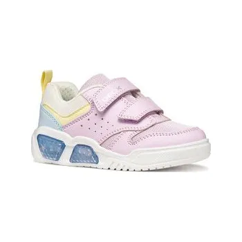 Dámské tenisky Sneakersy Geox J Illuminus Girl J55HPA 014BU C8RM4 M Růžová 25