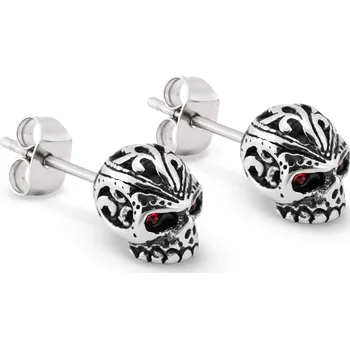 Náušnice Designové pánské náušnice s lebkou KS-128 Troli