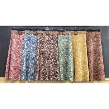 Dámská sukně Sukně se zvířecím vzorem WAY 23296 barva: růžová-starorůžová