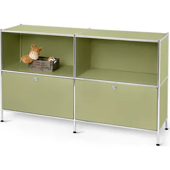 Koupelnový nábytek 722334 - Tchibo - Kovová odkládací skříňka »Cn3 Kids« se 2 zásuvkami - barva: zelená