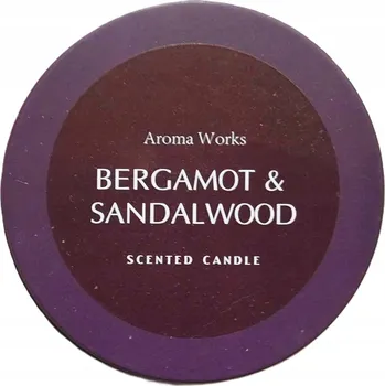 Svíčka Parafínová vonná svíčka Bergamot & Santalové dřevo Zd trading