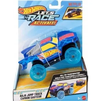 autíčko HOT WHEELS NETFLIX LET'S RACE Activate autíčko transformující BAJA JUMP