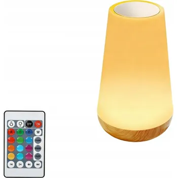 Lampička NOČNÍ LAMPA LED DOTYKOVÁ 13 BAREV NÁLADOVÁ LAMPičKA S FUNKCÍ ČASOVAČE