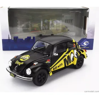 Hračka Solido Volkswagen Beetle 1303 Mooneyes 1974 1:18 Černá Žlutá