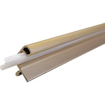 Nábytkové kování Profil úchytový pro horní skříňky s výklopem LED 2 m zlatá broušená