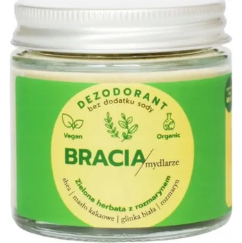 Deodorant v krému Zelený čaj s rozmarýnem Bracia Mydlarze 60 ml