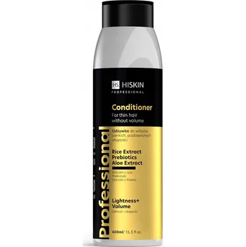 Kondicionér pro jemné vlasy bez objemu 400ml Hiskin Professional