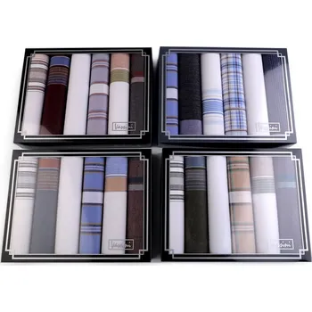 Pánský kapesník / dárková kazeta, velké, 1 náhodný mix barev a vzorů