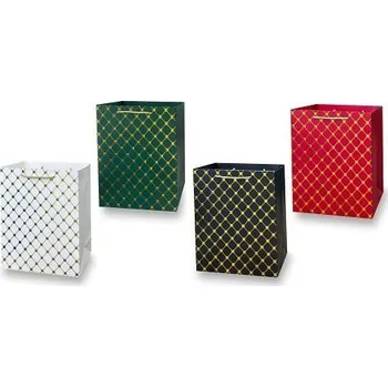 Dárková taška Dárková papírová taška - velikost L, mix barev [B]