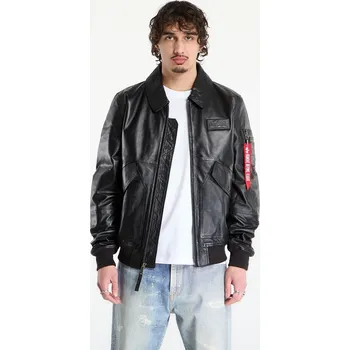 Bunda Alpha Industries CWU-45/P Leather Black L