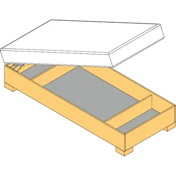 Postelové kování čelní otvírání KP 02