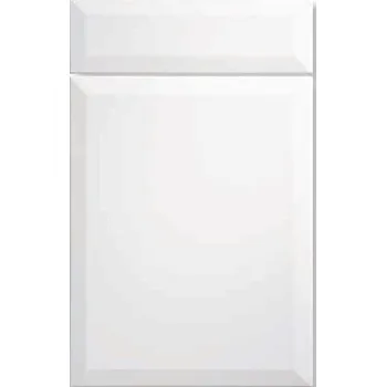 Nábytkové kování Dvířka jednostranný vysoký LESK bílá - tvar D01