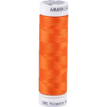 Nit Polyesterové elastické nitě návin 100 m Aspotex 120 Amann, střední, 2260 oranžová tmavá