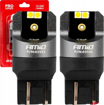 Povinná bezpečnostní výbava AMiO Žárovky 03591 W21/5W 12V 6,2 W 2 kusy