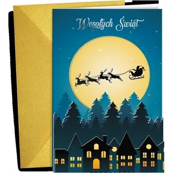 Obraz Vánoční přání 12,9 x 19,9 cm