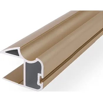 Nábytkové kování Aluprofil Úchytková lišta Wenus 18 mm - 2,70 m - Hliník