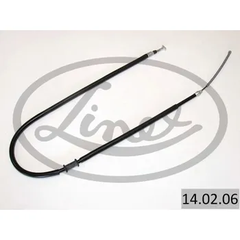 Lanko parkovací brzdy Tažné lanko, parkovací brzda LINEX 14.02.06